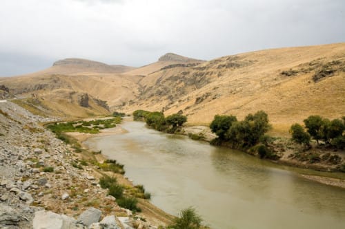 La región de los lagos al este de Anatolia